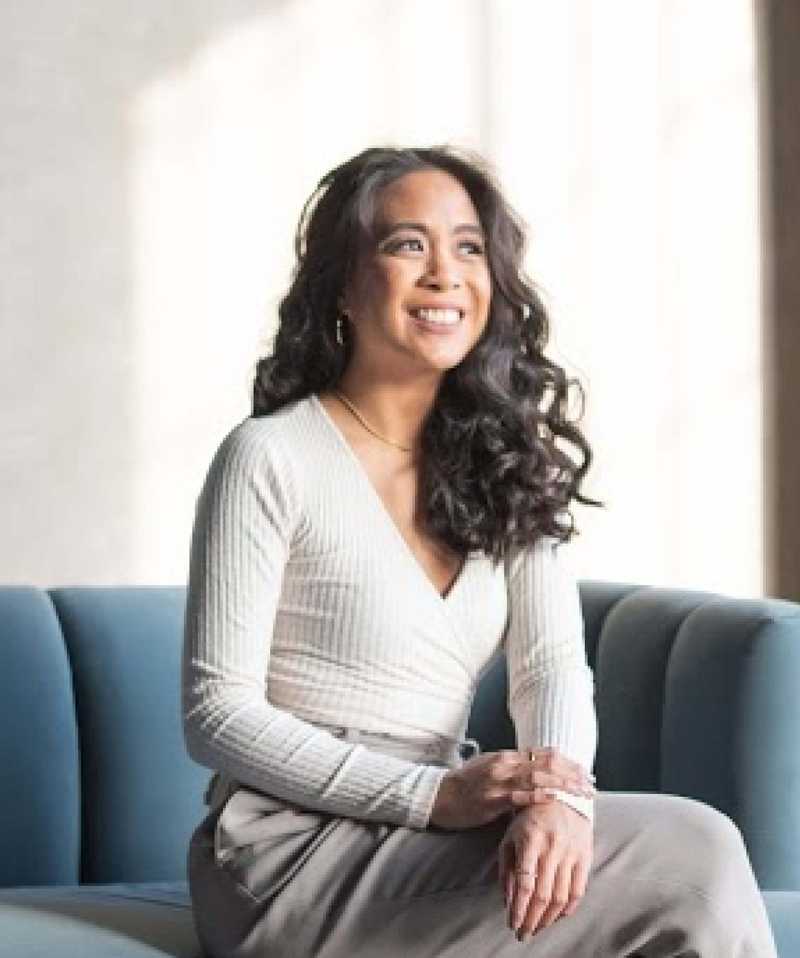 woman sitting on chair